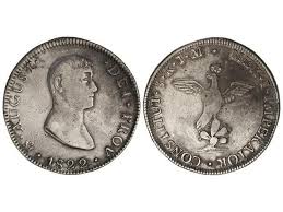 ejemplo3 de monedas de la Junta de Zitácuaro