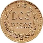 moneda con la leyenda Estados Unidos Mexicanos